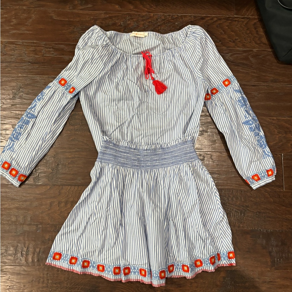 Tory Burch Matching Embroidered Skirt/Top